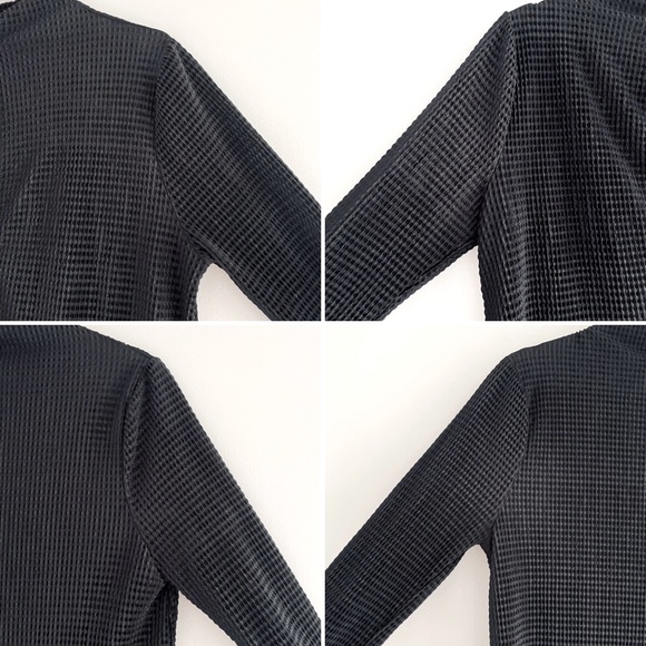 Flowy High Low Long Sleeve Tunic with Tie Up Chinese Keyhole Collar at the Back - Picture 10 of 16